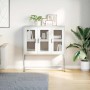 Aparador de acero laminado en frío blanco 100,5x39x107 cm by , Sideboards - Ref: Foro24-853409, Price: 135,36 €, Discount: %
