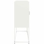 Aparador de acero laminado en frío blanco 100,5x39x107 cm by , Sideboards - Ref: Foro24-853409, Price: 135,36 €, Discount: %