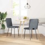 Sillas de comedor 2 unidades terciopelo gris oscuro von , Essstühle - Ref: Foro24-4101058, Preis: 83,94 €, Rabatt: %