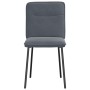 Sillas de comedor 2 unidades terciopelo gris oscuro de , Sillas de comedor - Ref: Foro24-4101210, Precio: 87,69 €, Descuento: %