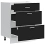 Mueble bajo de cocina de madera de ingeniería negra von , Küchenschränke - Ref: Foro24-854251, Preis: 119,49 €, Rabatt: %