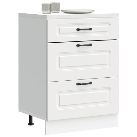 Mueble bajo de cocina Kalmar madera de ingeniería blanca von , Küchenschränke - Ref: Foro24-854279, Preis: 122,63 €, Rabatt: %