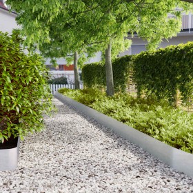 Bordes para césped 10 uds 20x103 cm acero galvanizado de , Ribetes y bordes para jardín - Ref: Foro24-860159, Precio: 55,25 €
