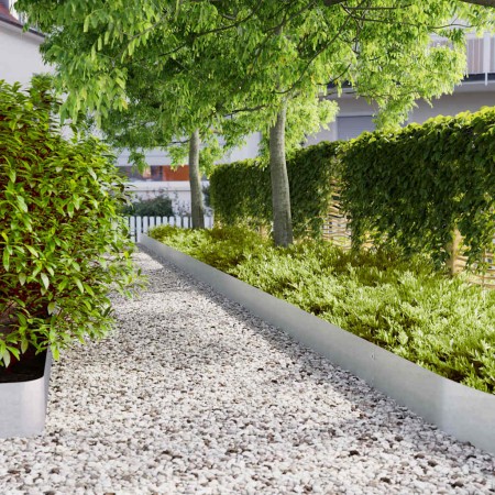 Bordes para césped 10 uds 20x103 cm acero galvanizado by , Garden edging and edging - Ref: Foro24-860159, Price: 55,25 €, Dis...