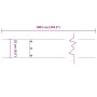 Bordes para césped 10 uds acero laminado frío blanco 25x103 cm by , Garden edging and edging - Ref: Foro24-860167, Price: 66,...