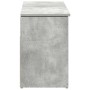 Banco zapatero madera de ingeniería gris hormigón 102x30,5x45cm von , Schuhregale und Schuhorganisatoren - Ref: Foro24-859139...