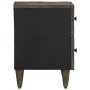 Mesitas noche 2 uds madera maciza mango gris claro 40x33x46 cm by , Nightstands - Ref: Foro24-4017791, Price: 127,91 €, Disco...