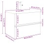 Mueble para lavabo con lavabo integrado y grifo roble artesanal by , bathroom vanities - Ref: Foro24-3328932, Price: 219,82 €...