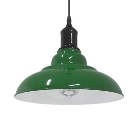 Lámpara colgante regulable en altura E27 verde brillante Ø 31cm by , Lamps - Ref: Foro24-4103437, Price: 43,31 €, Discount: %