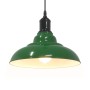 Lámpara colgante regulable en altura E27 verde brillante Ø 31cm de , Lámparas - Ref: Foro24-4103437, Precio: 43,31 €, Descuen...