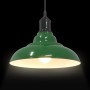 Lámpara colgante regulable en altura E27 verde brillante Ø 31cm de , Lámparas - Ref: Foro24-4103437, Precio: 43,31 €, Descuen...