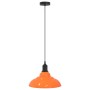 Lámpara colgante regulable altura E27 naranja brillante Ø 31cm by , Lamps - Ref: Foro24-4103440, Price: 45,38 €, Discount: %