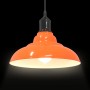 Lámpara colgante regulable altura E27 naranja brillante Ø 31cm by , Lamps - Ref: Foro24-4103440, Price: 45,38 €, Discount: %