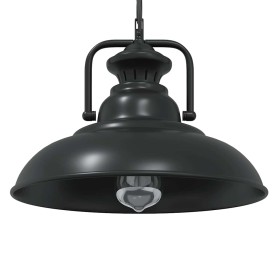 Lámpara colgante E27 negra Ø 31 cm Hierro de , Lámparas - Ref: Foro24-4103456, Precio: 53,43 €, Descuento: %