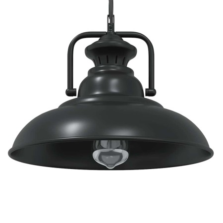 Lámpara colgante E27 negra Ø 31 cm Hierro by , Lamps - Ref: Foro24-4103456, Price: 53,43 €, Discount: %