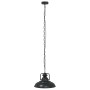 Lámpara colgante E27 negra Ø 31 cm Hierro by , Lamps - Ref: Foro24-4103456, Price: 53,43 €, Discount: %