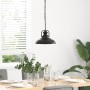Lámpara colgante E27 negra Ø 31 cm Hierro by , Lamps - Ref: Foro24-4103456, Price: 53,43 €, Discount: %
