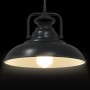 Lámpara colgante E27 negra Ø 31 cm Hierro by , Lamps - Ref: Foro24-4103456, Price: 53,43 €, Discount: %