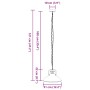 Lámpara colgante E27 negra Ø 31 cm Hierro by , Lamps - Ref: Foro24-4103456, Price: 53,43 €, Discount: %