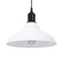 Lámpara colgante regulable altura E27 blanco brillante Ø 31cm by , Lamps - Ref: Foro24-4103442, Price: 32,28 €, Discount: %