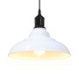 Lámpara colgante regulable altura E27 blanco brillante Ø 31cm by , Lamps - Ref: Foro24-4103442, Price: 32,28 €, Discount: %