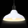 Lámpara colgante regulable altura E27 blanco brillante Ø 31cm by , Lamps - Ref: Foro24-4103442, Price: 32,28 €, Discount: %