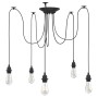 Lámpara colgante con 5 portalámparas E27 metal negro von , Lampen - Ref: Foro24-4103454, Preis: 36,18 €, Rabatt: %
