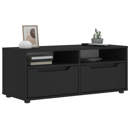 Mueble de TV VISNES negro 100x40x38 cm madera de ingeniería von , TV-Möbel - Ref: Foro24-4108293, Preis: 118,99 €, Rabatt: %