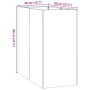 Jardinera oxidada 40x80x80 cm acero corten von , Töpfe und Pflanzgefäße - Ref: Foro24-860779, Preis: 86,24 €, Rabatt: %