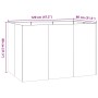 Jardinera oxidada 120x80x80 cm acero corten von , Töpfe und Pflanzgefäße - Ref: Foro24-860793, Preis: 135,51 €, Rabatt: %