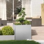 Jardinera 80x80x80 cm de acero galvanizado von , Töpfe und Pflanzgefäße - Ref: Foro24-860785, Preis: 100,81 €, Rabatt: %