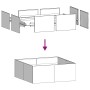 Jardinera 100x100x40 cm de acero galvanizado von , Töpfe und Pflanzgefäße - Ref: Foro24-860820, Preis: 79,24 €, Rabatt: %