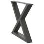 Patas para mesa de centro 2 uds acero antracita 50x(42-43,3) cm von , Tischbeine - Ref: Foro24-4012706, Preis: 76,04 €, Rabat...