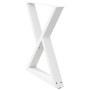 Patas para mesa de comedor 2 uds blanco 70x(72-73,3) cm by , Table legs - Ref: Foro24-4012725, Price: 120,23 €, Discount: %