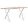 Patas para mesa de comedor 2 uds blanco 70x(72-73,3) cm by , Table legs - Ref: Foro24-4012725, Price: 120,23 €, Discount: %
