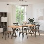 Patas para mesa de comedor 2 uds acero natural 80x(72-73,3) cm by , Table legs - Ref: Foro24-4012731, Price: 122,57 €, Discou...