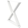 Patas para mesa de comedor 2 uds acero blanco 90x(72-73,3) cm by , Table legs - Ref: Foro24-4012733, Price: 132,39 €, Discoun...