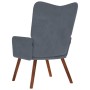 Sillón de relax de terciopelo gris oscuro von , Sessel - Ref: Foro24-4016811, Preis: 114,19 €, Rabatt: %