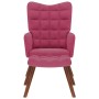 Sillón de relax con reposapiés terciopelo rojo tinto von , Sessel - Ref: Foro24-4016826, Preis: 136,49 €, Rabatt: %