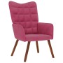 Sillón de relax con reposapiés terciopelo rojo tinto von , Sessel - Ref: Foro24-4016826, Preis: 136,49 €, Rabatt: %