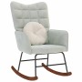 Silla mecedora de terciopelo gris claro von , Schaukelstühle - Ref: Foro24-4016832, Preis: 116,79 €, Rabatt: %
