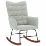 Silla mecedora de terciopelo gris claro von , Schaukelstühle - Ref: Foro24-4016832, Preis: 116,79 €, Rabatt: %