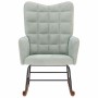 Silla mecedora de terciopelo gris claro von , Schaukelstühle - Ref: Foro24-4016832, Preis: 116,79 €, Rabatt: %