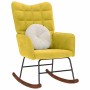 Silla mecedora de terciopelo amarillo von , Schaukelstühle - Ref: Foro24-4016839, Preis: 116,33 €, Rabatt: %