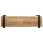 Estante de pared madera maciza de mango 110x33x45 cm by , CD and DVD storage - Ref: Foro24-4017488, Price: 145,68 €, Discount: %