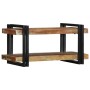 Estante de pared multicolor de madera maciza reciclada by , CD and DVD storage - Ref: Foro24-4017483, Price: 79,33 €, Discoun...
