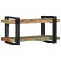 Estante de pared multicolor de madera maciza reciclada by , CD and DVD storage - Ref: Foro24-4017483, Price: 79,33 €, Discoun...