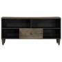 Mueble de TV madera maciza de mango negro 100x33x46 cm von , TV-Möbel - Ref: Foro24-4017808, Preis: 99,18 €, Rabatt: %