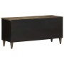 Mueble de TV madera maciza de mango negro 100x33x46 cm von , TV-Möbel - Ref: Foro24-4017808, Preis: 99,18 €, Rabatt: %