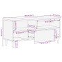 Mueble de TV madera maciza de mango negro 100x33x46 cm von , TV-Möbel - Ref: Foro24-4017808, Preis: 99,18 €, Rabatt: %